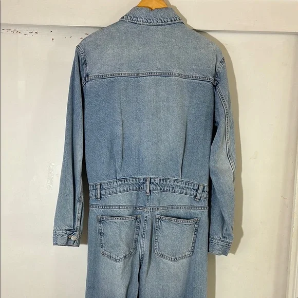 Zara Blue Denim Jumpsuit - Picture 4 of 5